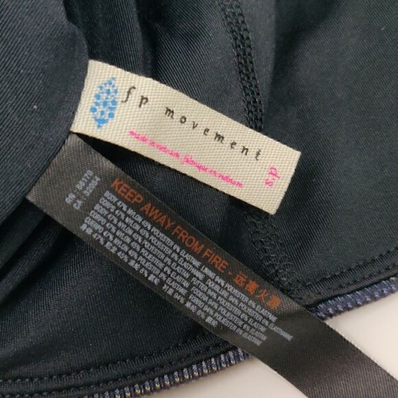 NEW Free People Strut Bra Black Combo Small - Picture 12 of 15